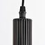 Sofia industrial pendant lamp in black metal