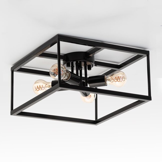 Industrial ceiling light metal construction - Barcelona