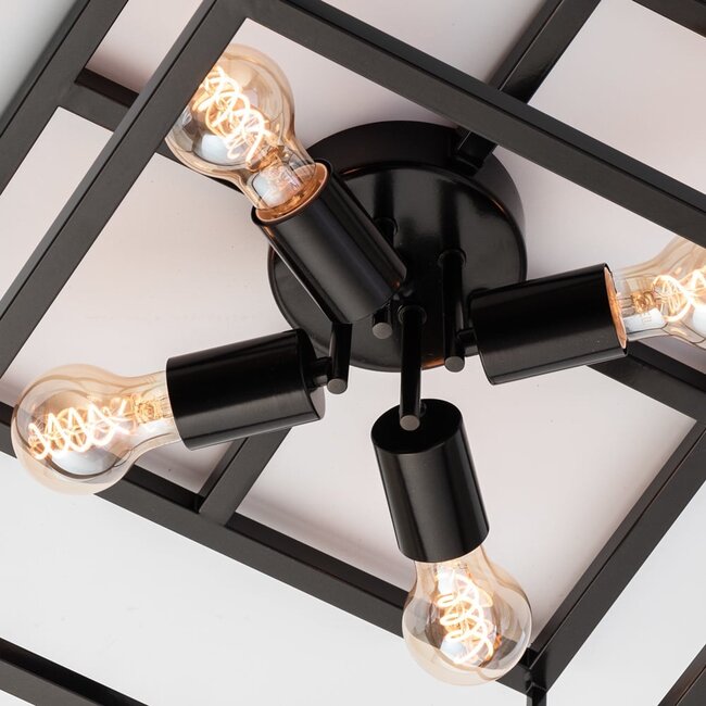 Industrial ceiling light metal construction - Barcelona