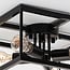 Industrial ceiling lamp Barcelona with metal construction