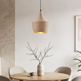 Rural Hanging Lamp with Rope - Laos