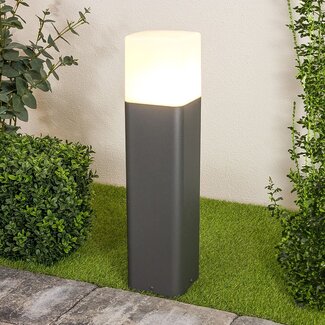 Square outdoor floor lamp Rocky – anthracite