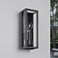 Industrial outdoor wall light Valentina - black