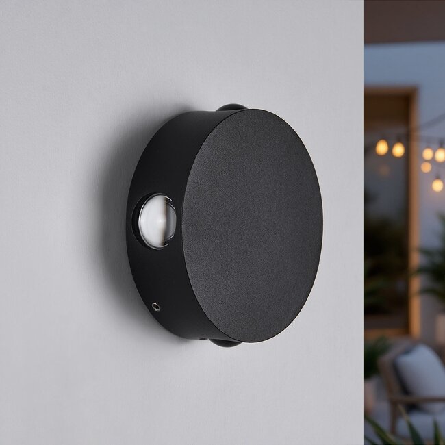 Industrial outdoor wall light Marine - black