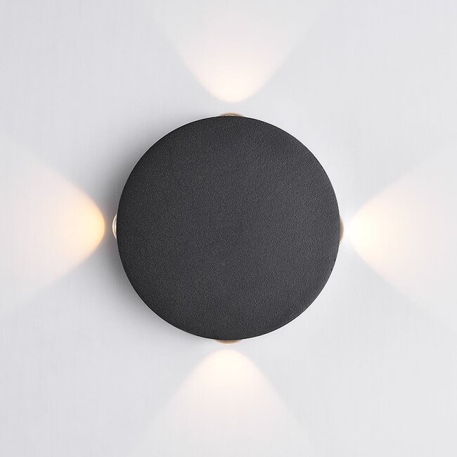Industrial outdoor wall light Marine - black