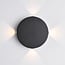 Industrial outdoor wall light Marine - black