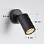 Outdoor wall light Lola - black