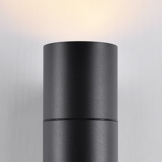 Round Wall Light Black Olivia - 2 Flames