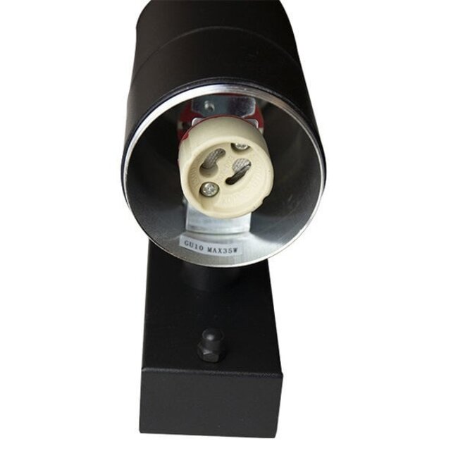 2-light outdoor wall light Olivia - black, round