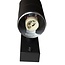 2-light outdoor wall light Olivia - black, round