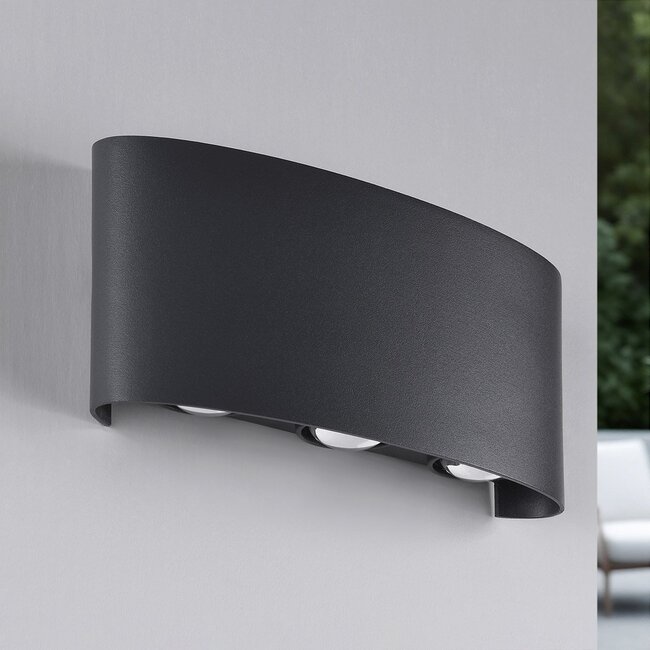 Outdoor wall light Sena 6 x 1W LED - anthracite