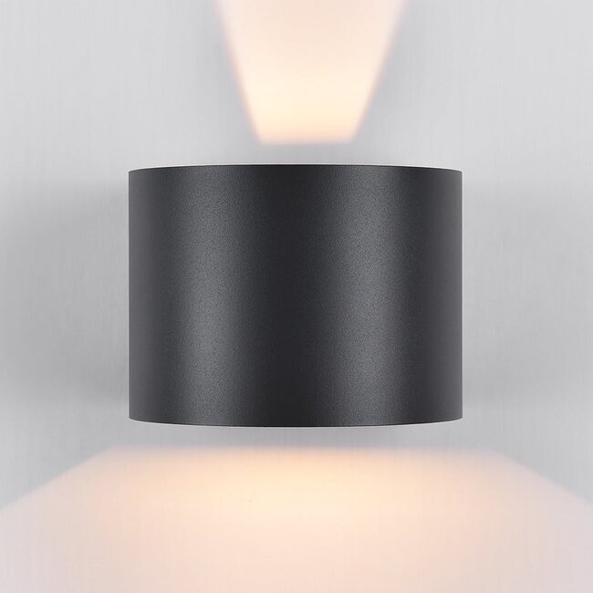 Wall lamp round Lizzy - anthracite