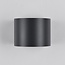 Round outdoor wall light Lizzy - anthracite with integrated LED