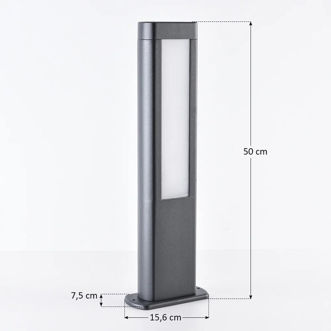 Outdoor floor lamp Stein - anthracite with integrated LED