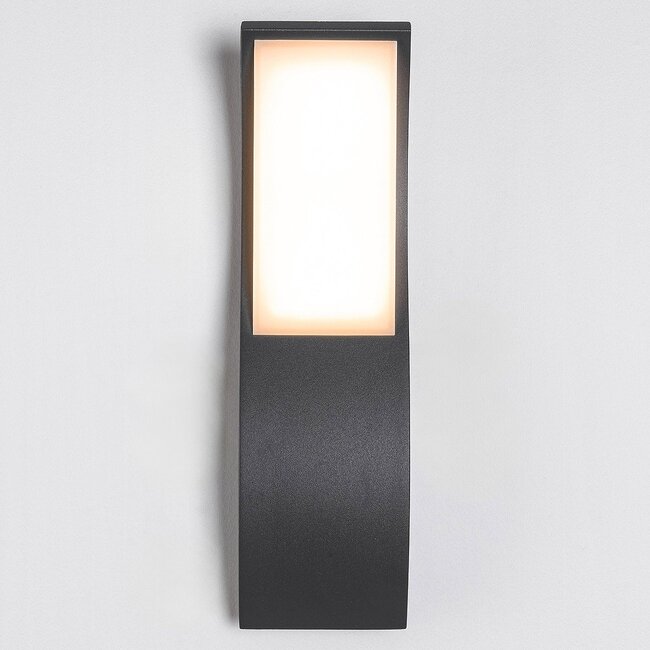 Outdoor wall light Mica - anthracite with integrated LED