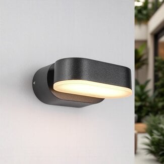 Adjustable wall light Isabelle - black with integrated LED