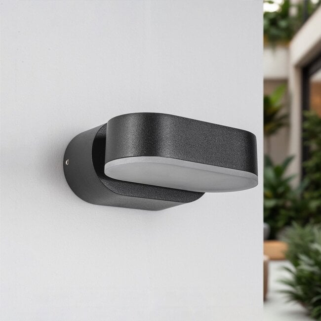 Adjustable wall light Isabelle - black with integrated LED