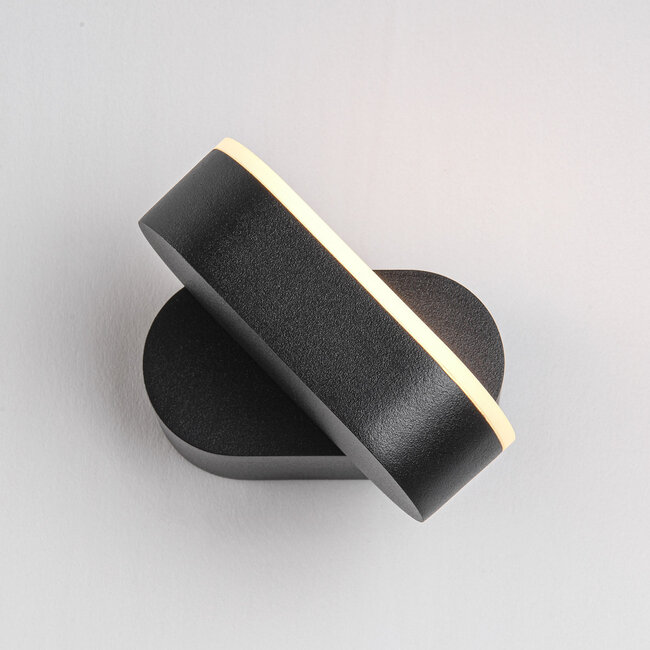 Modern swivel wall lamp Isabelle - black