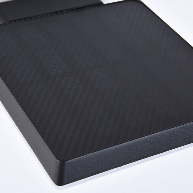 Modern Solar Outdoor Wall Light with Sensor Pablo - black