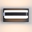 Outdoor wall light Lorenzo - anthracite with integrated LED