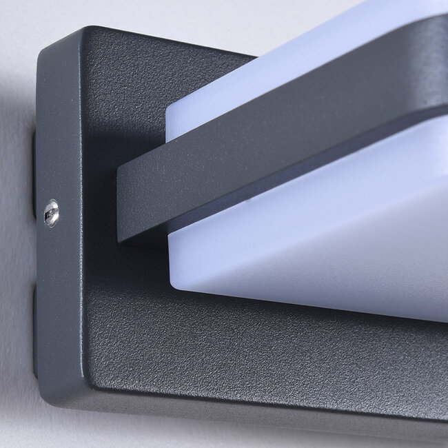 Modern Outdoor Wall Light Lorenzo IP44 - anthracite