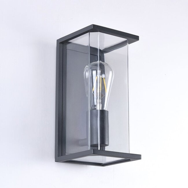 Modern outdoor wall light Flavio IP44 - anthracite