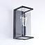 Outdoor wall light Flavio - anthracite