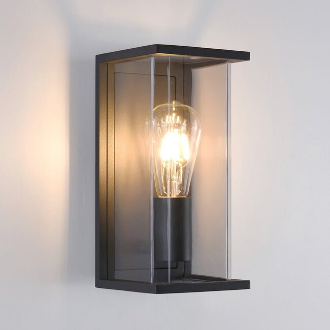 Modern outdoor wall light Flavio IP44 - anthracite
