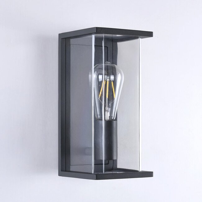 Modern outdoor wall light Flavio IP44 - anthracite