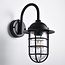 Outdoor wall light Claudia in black