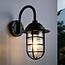 Wall lamp rural Claudia - black