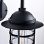 Wall lamp rural Claudia - black