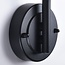 Wall lamp rural Claudia - black