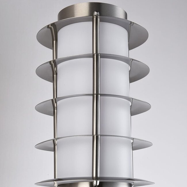 Stainless steel wall lamp with sensor - Salvatore