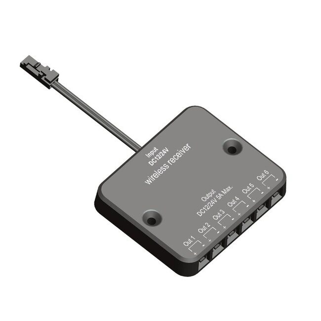 Wireless round touch dimmer