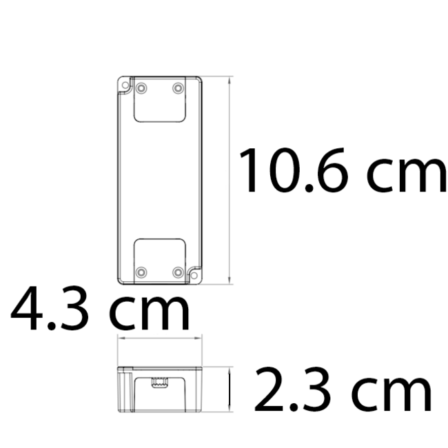 Led transformer 12V Max. 12W