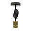 Industrial pendant light cord - gold