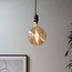 Industrial cord pendant in rose gold - E27 lamp holder