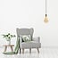Industrial cord pendant in rose gold - E27 lamp holder