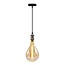 Modern pendant light cord - silver