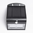Solar outdoor wall light Single conan 3.2W with sensor - black