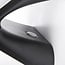 Solar outdoor wall light Single conan 3.2W with sensor - black