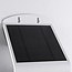 Single Conan 3.2W solar outdoor wall light with sensor - white
