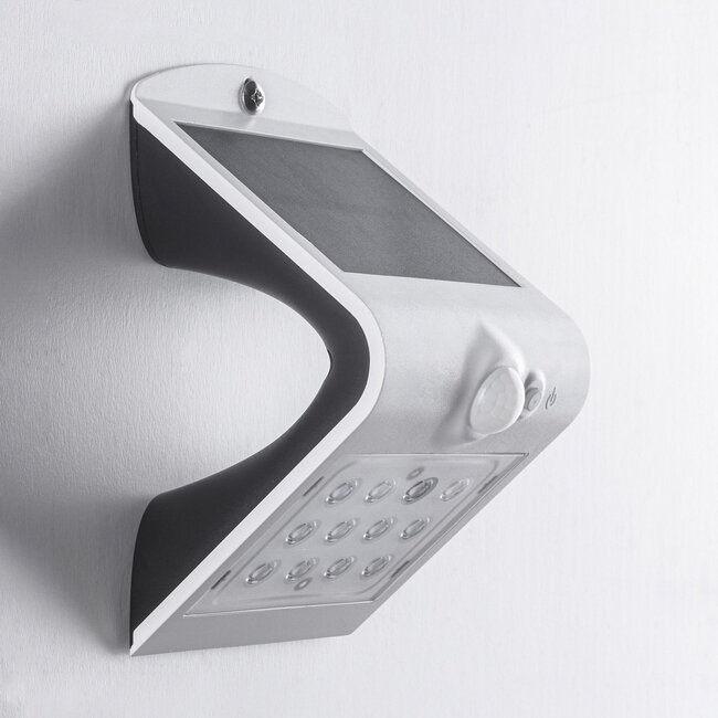 Solar wall lamp with sensor  Alien 1,5W - white