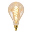 PS160 dimmable amber LED filament bulb spiral 8.5W
