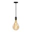 PS160 dimmable amber LED filament bulb spiral 8.5W