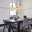 8.5W croissant spiral lamp XXXL, 2000K, amber glass Ø200 - dimmable