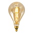 10W double decker filament lamp XXL, 2000K, amber glass Ø160 - dimmable
