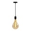 A160 dimmable amber LED filament bulb double-decker 10W