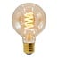 G95 XL dimmable spiral bulb amber glass 1800K 4W